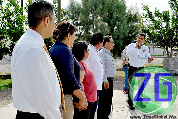 Anunciaron a las autoridades del plantel, personal docente, e invitados, la conformación de las bases necesarias para la construcción del “domo”.