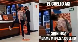 VIDEO VIRAL: Nace la #LadyPizza; se vuelve loca en Little Caesars